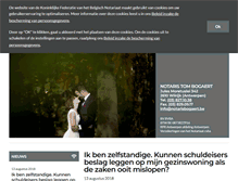 Tablet Screenshot of notarisbogaert.be